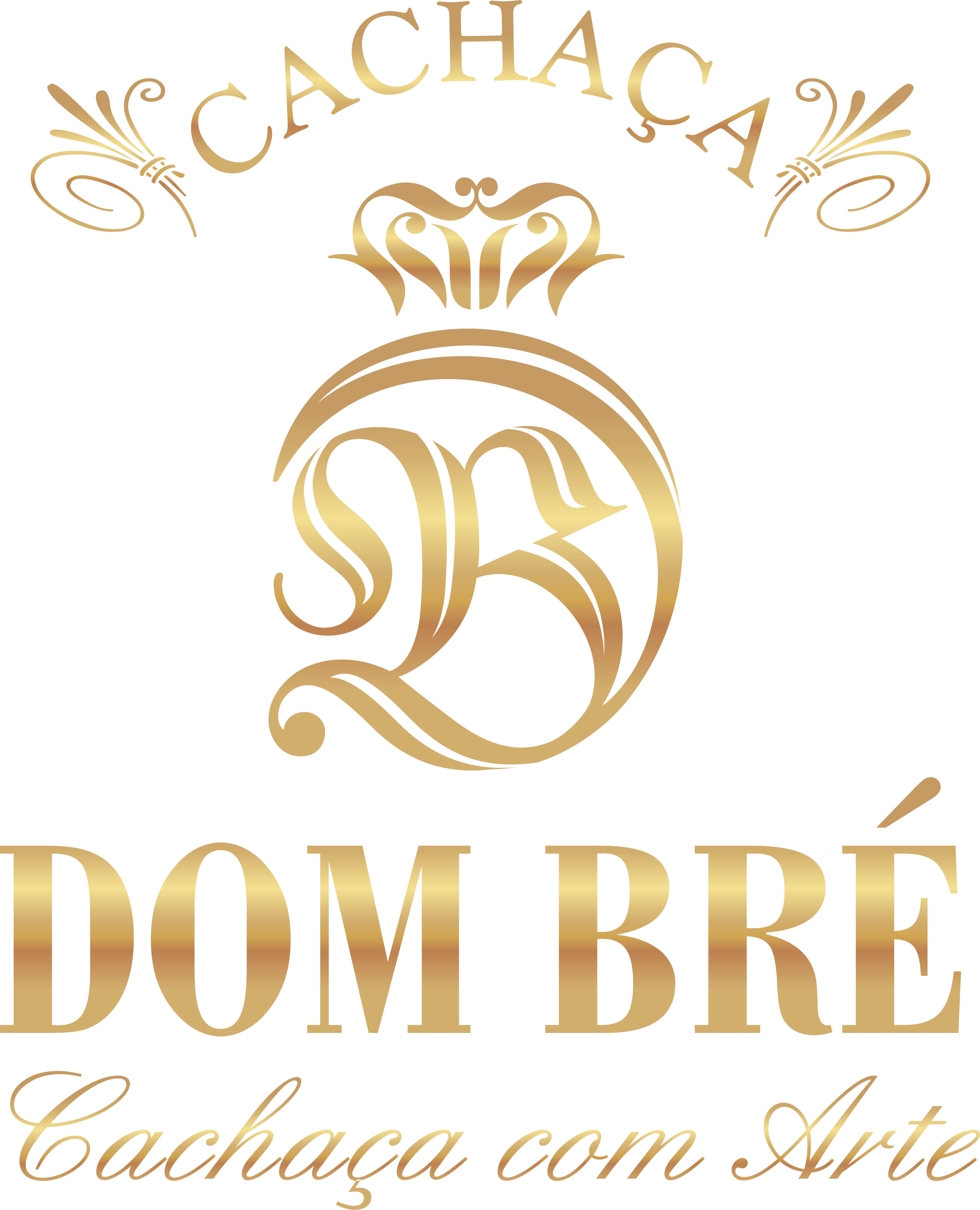 DOM BRÉ LOGOTIPO PARA FUNDOS ESCUROS