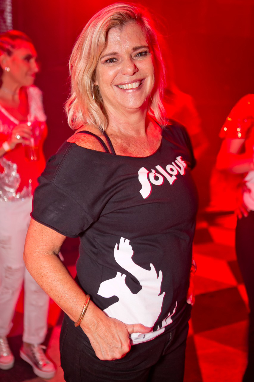 Mônica Baldi clicada na festa do Bloco Só Love, no Privilège Foto: Wanderson Monteiro