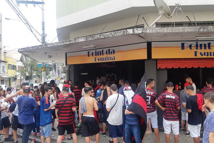Não faltou torcida vermelha e preta em JF 1 bar são mateus1