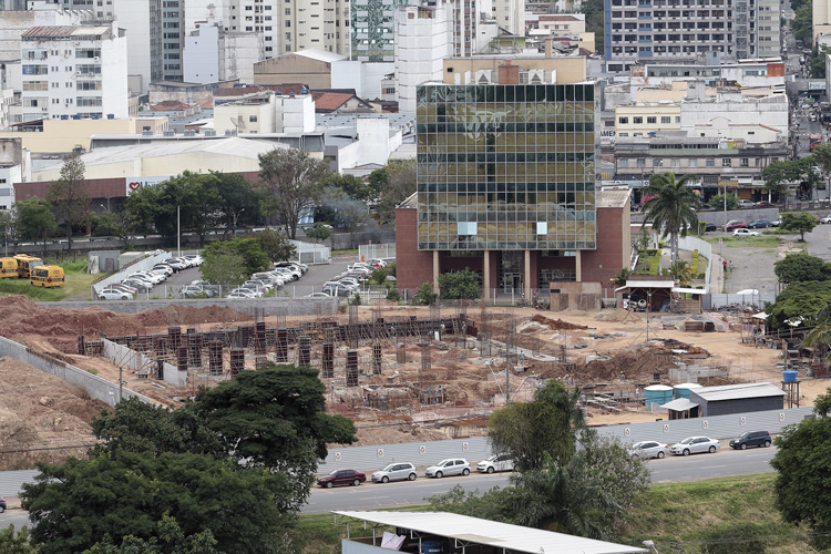 Obra do novo Fórum chega à fase de construção de pilares 2 fórumdestacada fernando priamo