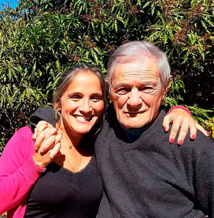patricia e pai by arquivo pessoal