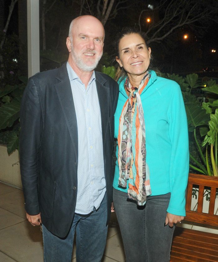 José Laerte Barbosa e Lúcia Rocha, em noite de festa