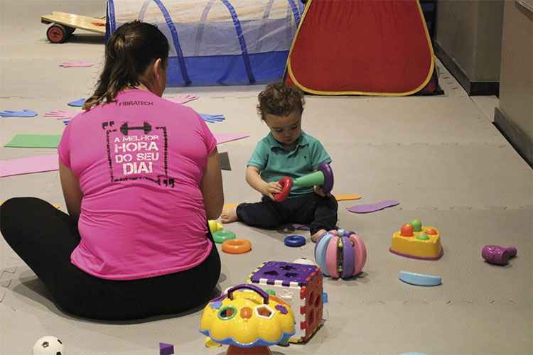 Fibratech Kids para a criança brincar e se exercitar 4 bebê