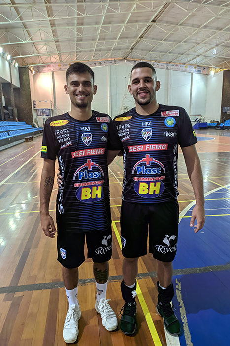 JF Vôlei contrata ponta ex-Botafogo e levantador ex-Santos 1 esp Pedro e Igor JF Vôle internai