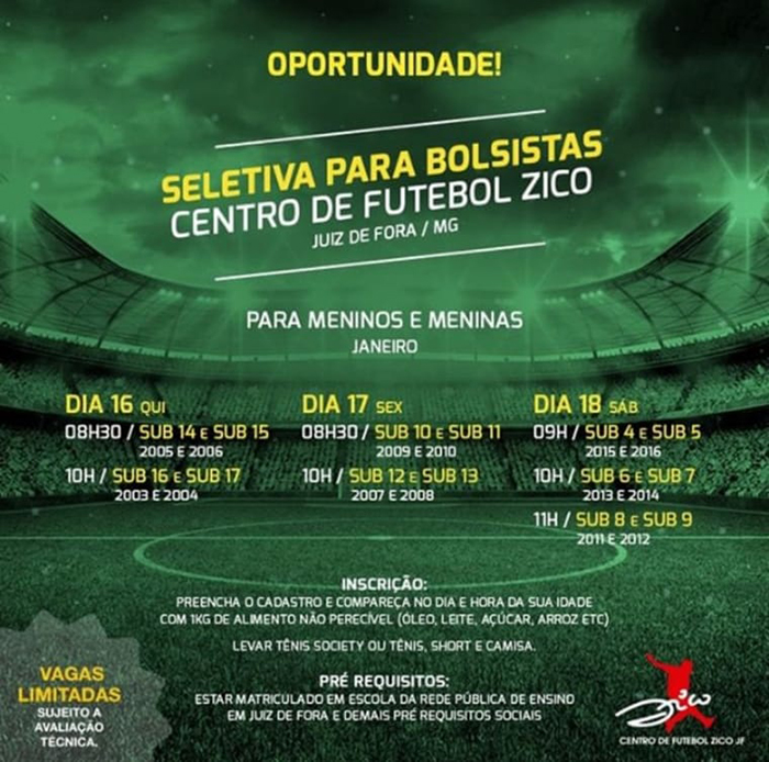 CFZ realiza seleção de bolsas para alunos da rede pública de ensino 2 esp cfz seleção