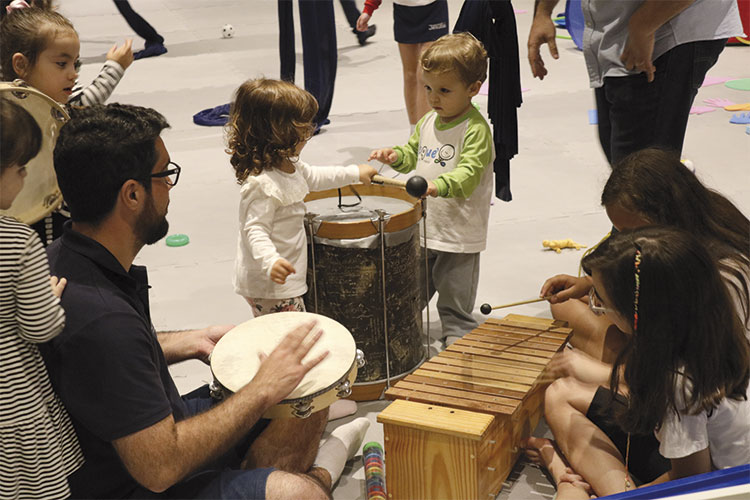 Fibratech Kids para a criança brincar e se exercitar 3 instrumentos