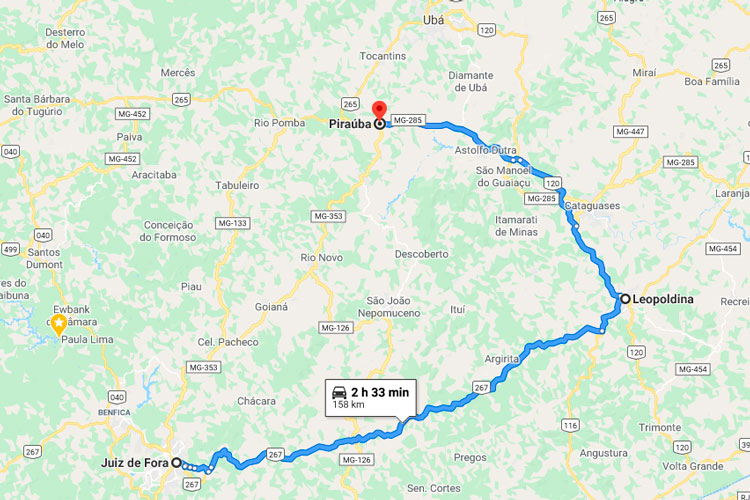 Ruas inundadas impedem tráfego de veículos em Guarani 4 1 JF Piraúba