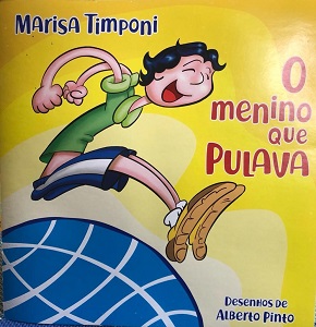 Capa do livro o menino que pulava 2