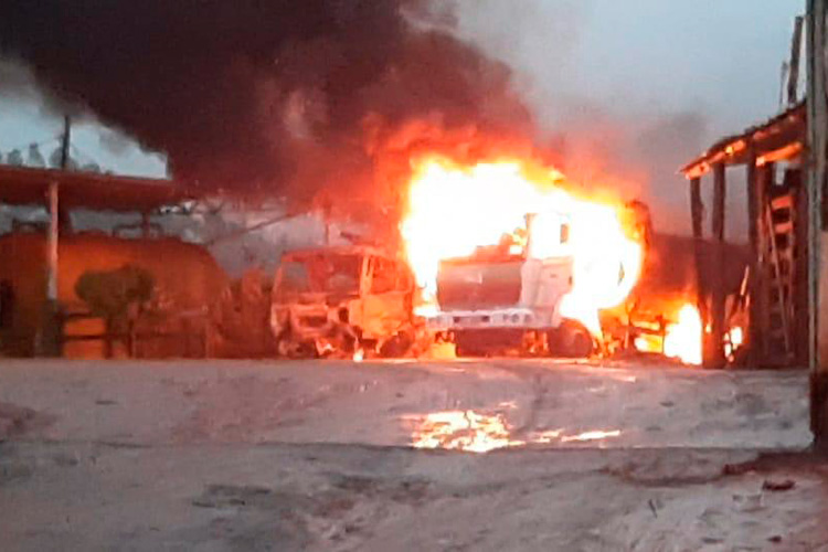 Incêndio Santa Bárbara Bombeiros 1