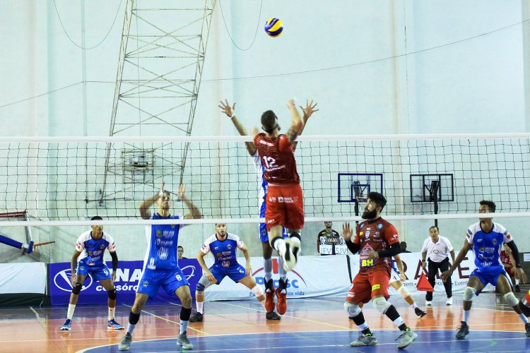 Diante do São José, JF Vôlei vence a primeira na Superliga B 1 esp jf volei foto reprodução twitter