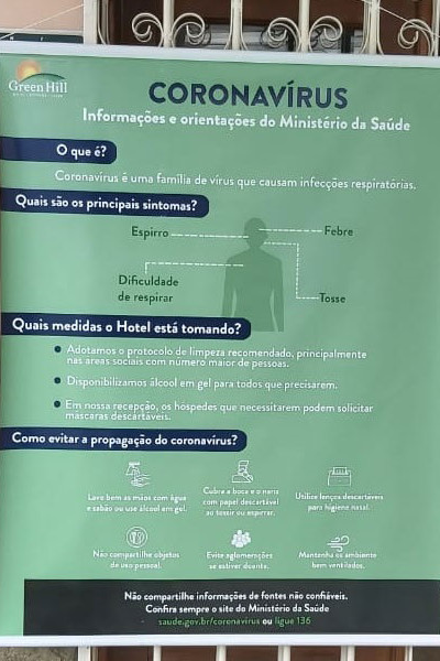 Utilidade pública: Hotel Green Hill oferece desconto para profissionais de saúde 2 03 edi