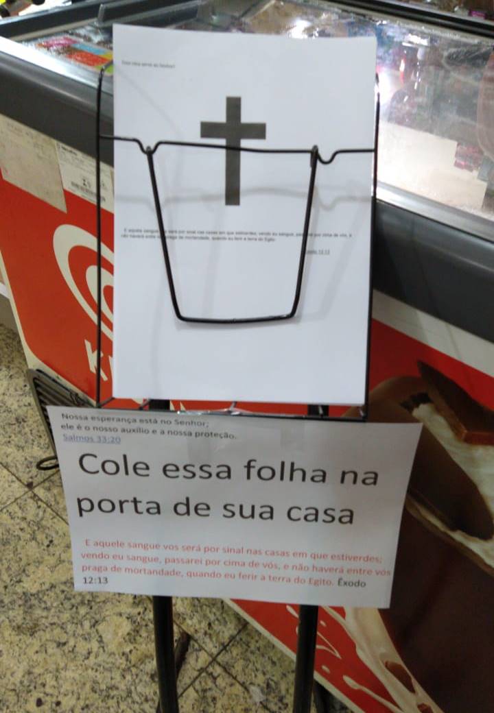 Juiz-foranos formam corrente de fé para enfrentar pandemia 1 cruz coronavírus arquivo pessoal 1
