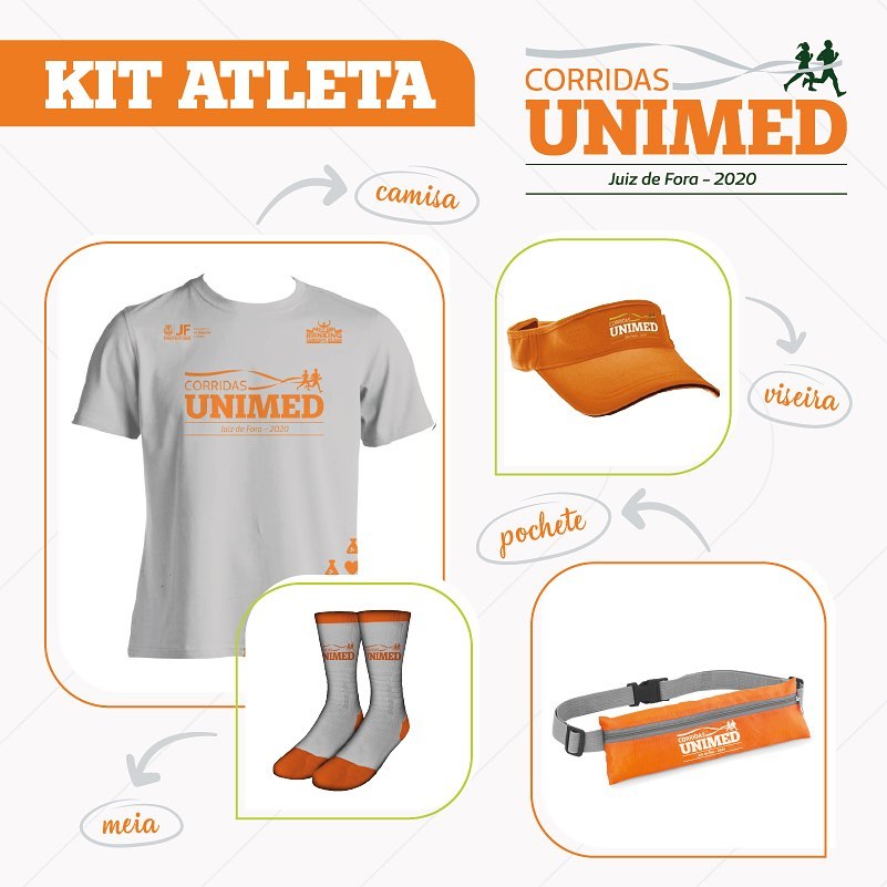 Menos de cem vagas para a Corrida da Unimed 1 esp kit unimed