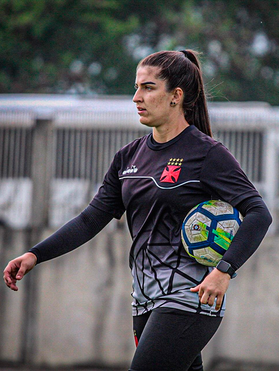 Juiz-forana se destaca como preparadora física no futebol feminino do Vasco 1 jaqueane vasco by arquivo pessoal