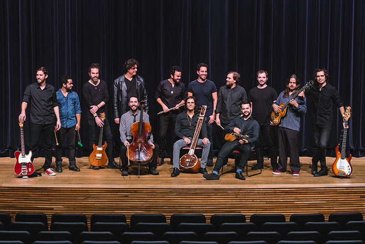 Naipes de bateria: Orquestra Mineira de Rock toca Beatles no Central 1 orquestra