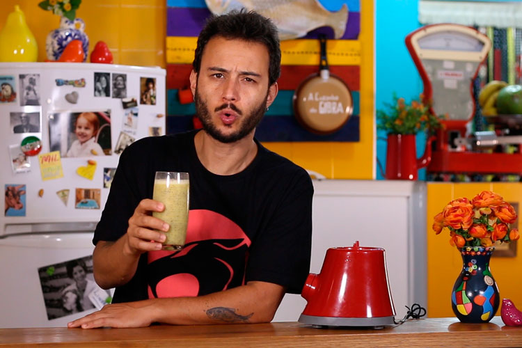Imagem: Suco de melão e maracujá | A Cozinha do Gibra
