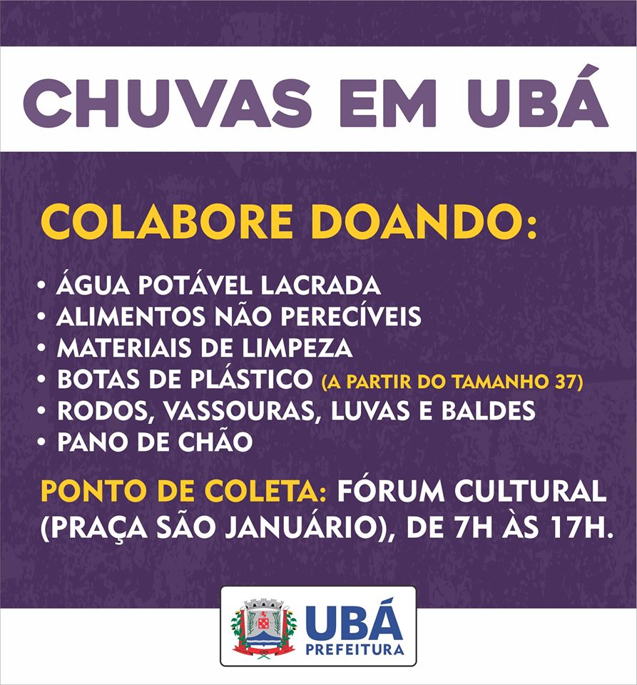 Ubá enfrenta maior enchente de sua história 5 chuva uba