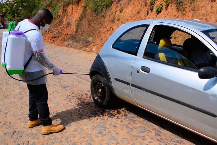 Sete mil máscaras são distribuídas à população de Chácara 1 distribuição de máscaras e limpeza divulgação prefeitura de chácara