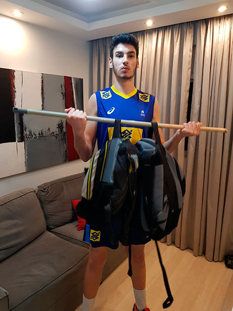 De olho no vôlei profissional, atleta de base segue treinando em isolamento 1 gabriel spinelli by arquivo pessoal 6