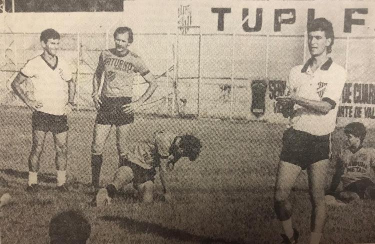 Morre Luís Alberto, ex-técnico do Tupi 3 21 05 2020 Toledinho Luis Alberto Paulo Henrique Toledo Tupi foto arquivo PH Toledo