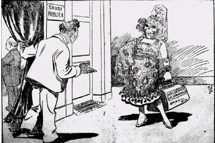 O resgate da memória: da gripe espanhola ao coronavírus 2 ilustração pedro nava destacada