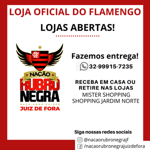 Guia Delivery JF: Artigos Esportivos 91 JF DELIVERY NAÇÃO RUBRO NEGRA JF