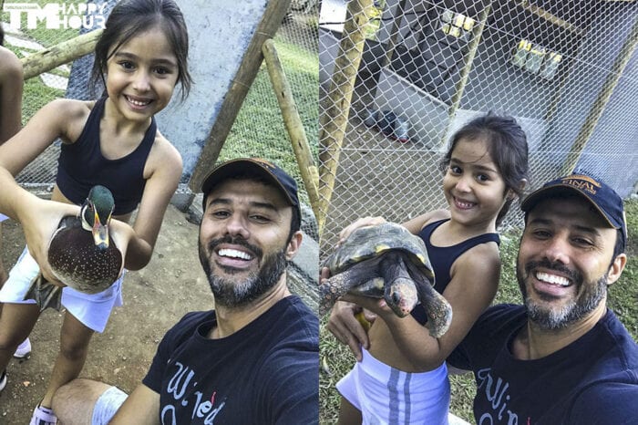 Especial Dia dos Pais 2020 29 Guilherme Duarte com gêmeas Maria Eduarda e Valentina