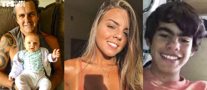 Especial Dia dos Pais 2020 31 Jésus Grázzia com os filhos Antonella Maria e Gustavo