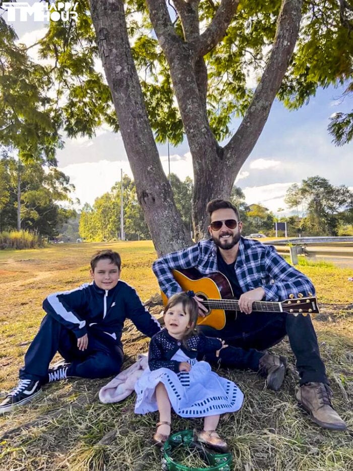 Especial Dia dos Pais 2020 40 Matheus e Lara com o pai Arthur Dias