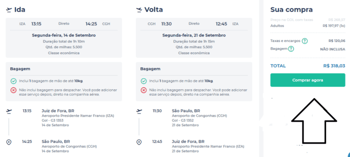 Passagens aéreas de ida e volta da Zona da Mata para SP por apenas R$ 318 2 PORTO02