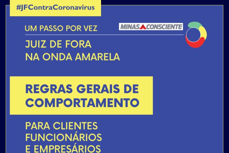 PJF lança cartilha com regras para a retomada de atividades econômicas 1 cartaz regras pjf