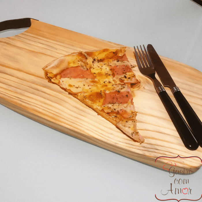 Pizza de Calabresa com Catupiry Pizza de lombinho com catupery 2