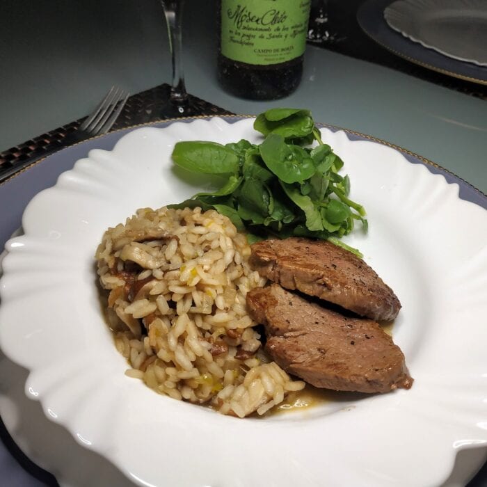Risoto de Cogumelos Shitake Risoto de Cogumelos Shitake