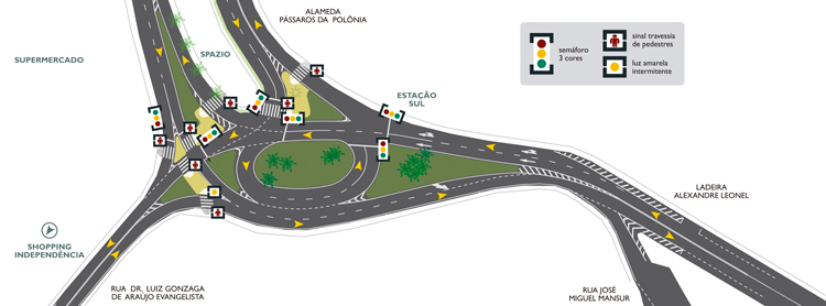 Obras de reorganização do trânsito no Estrela Sul começam nesta segunda 2 estrela sul mapa settra