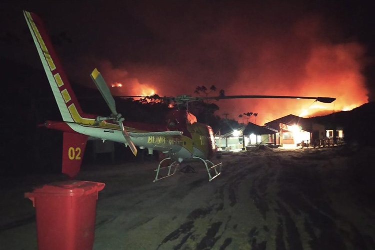 helicoptero fogo ibiti