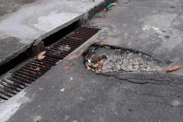 Motoristas têm prejuízos por conta de buraco 1 vu 2509