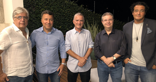  Afonso Hargreaves, Marcelo Detoni, Jovino Campos, senador Antonio Anastasia e Marcos Neves   