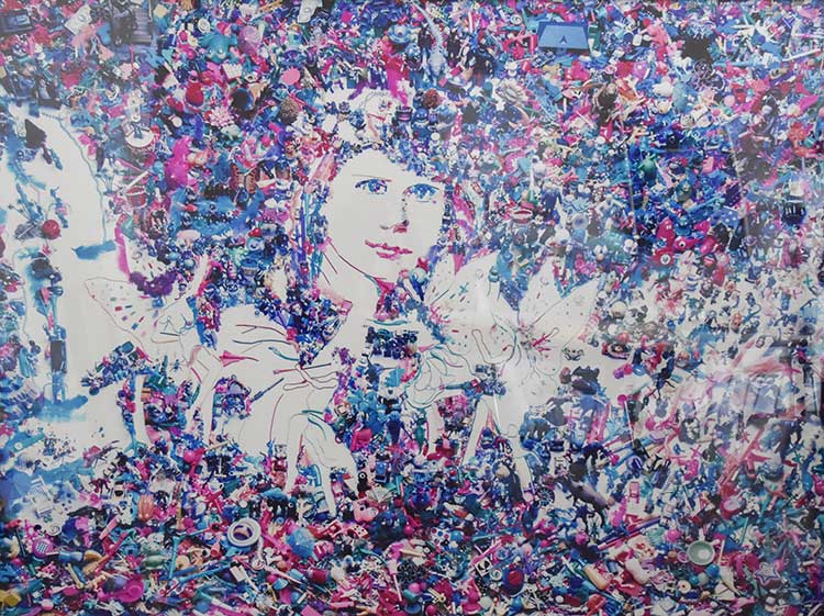 Museu Murilo Mendes expande acervo com obras apreendidas pela Receita 4 Vik Muniz The Cottingley Fairies Elsie Wright Rebus Series 2004 – impressão sobre papel 1895 por 253 cm com moldura Foto Gustavo Tempone UFJF