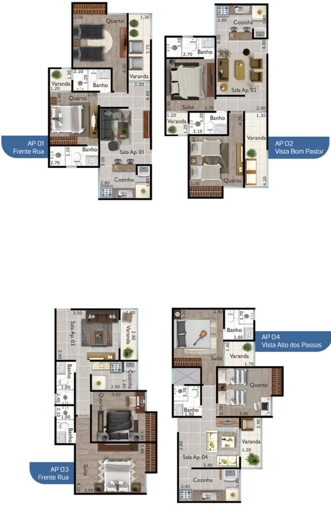 Residencial Alto dos Passos: Vendas exclusivas Setor 1 3 ap