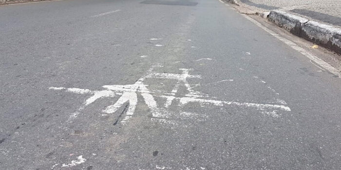 Sinalizações para ciclistas apagadas na Rio Branco 1 vu 1510 1