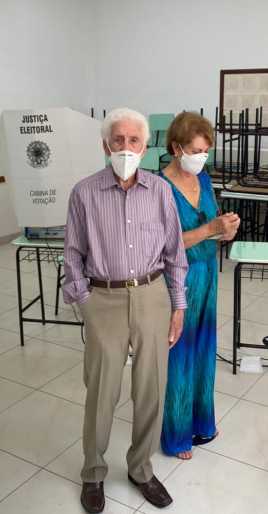 Belinha Bara, que ontem comemorou 92 anos, fez questão de votar 4 1 partido novo 191120