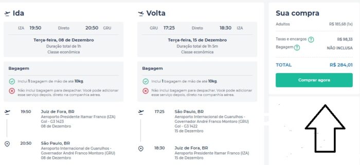 Na Black Friday antecipada, voos de ida e volta de Juiz de Fora/SP por apenas R$ 284 2 BLACK4