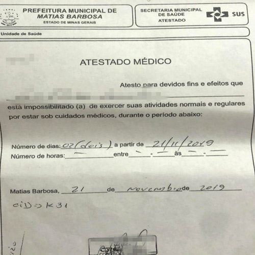 Esquema de venda de atestados médicos será investigado pela Polícia Civil 1 Sem Título 3