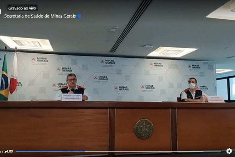 Governo estadual prepara plano de contingência para vacinação contra Covid-19 1 coletiva estado reprodução redes sociais
