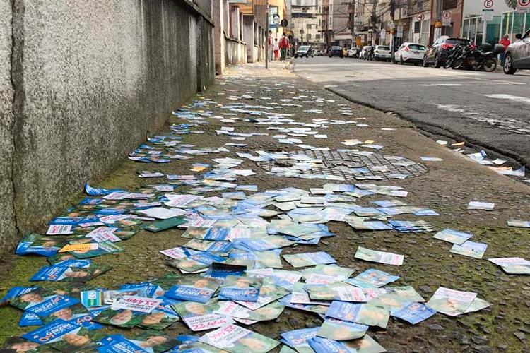 TRE lança campanha eleições sustentáveis em Minas 1 santinhos na rua são mateus fernando priamo