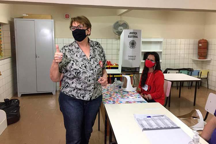 'Estou otimista com tudo que fizemos', diz Margarida após votar 1 votação margarida salomão Fernando Priamo