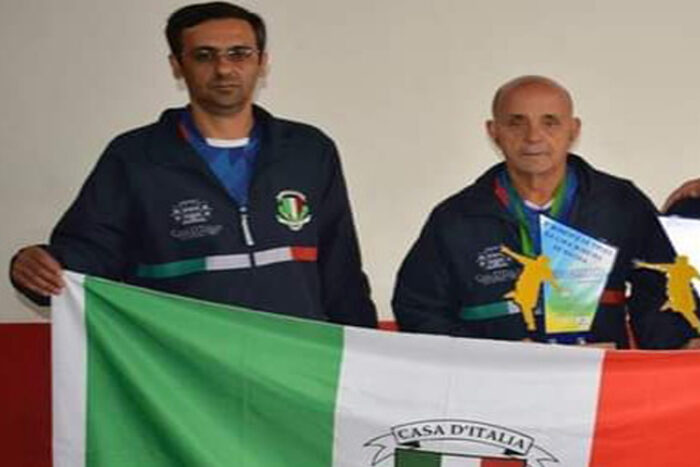Dupla de bocha da Casa D'Italia representa JF no Bolim de Ouro 1 esporte 1
