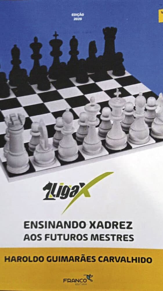 Professor e atleta lança livro interativo para aprendizado de xadrez em Juiz de Fora 2 livro xadrez Haroldo Carvalhido