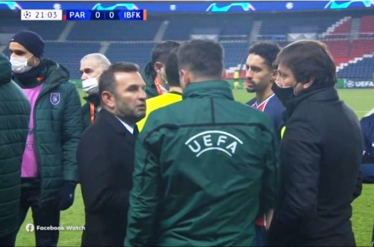 Uefa anula vermelho e anuncia investigação de suposto caso de racismo 1 psg istanbul foto reprodução