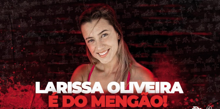 Nadadora juiz-forana Larissa Oliveira é anunciada pelo Flamengo 2 DESTACADA Larissa Oliveira Flamengo foto Flamengo Divulgação